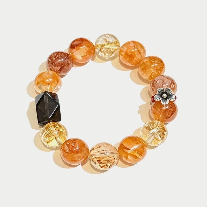 13mm Crystal Beaded Bracelet