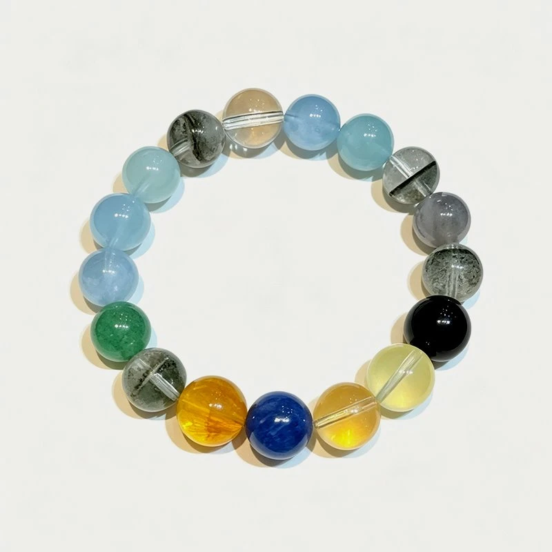 Natural Multi-Crystal Bracelet