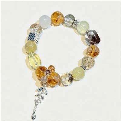 Multi Shape Crystal Beaded Bracelet