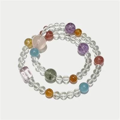 Multi Crystals Wrap Bracelet
