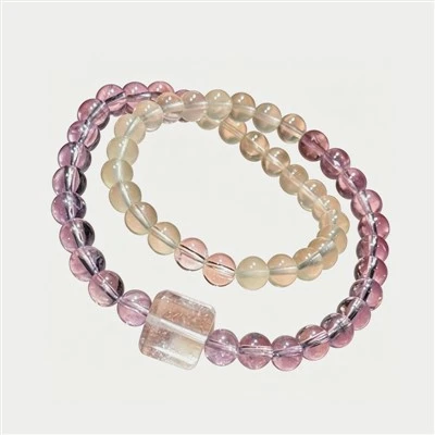 Amethyst Citrine Wrap Crystal Bracelet