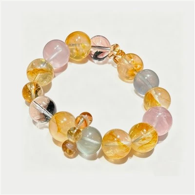 Multicolor Crystal Beaded Bracelet