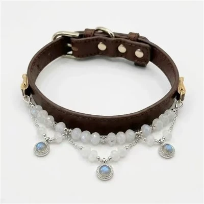 Multi Layer Crystal Pet Collar