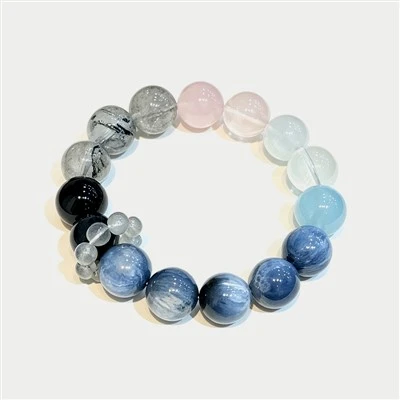 10-12mm Mixed Crystal Bracelet